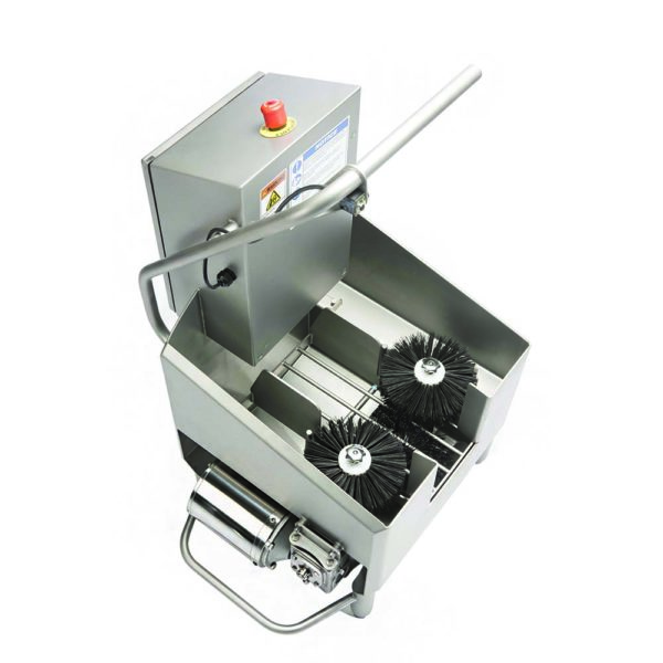 BSX600 Single Boot Scrubber Unit w/ Triple Rotating Brushes