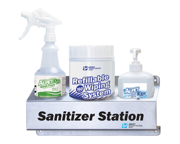 Wall-Mounted Sanitizer Stations